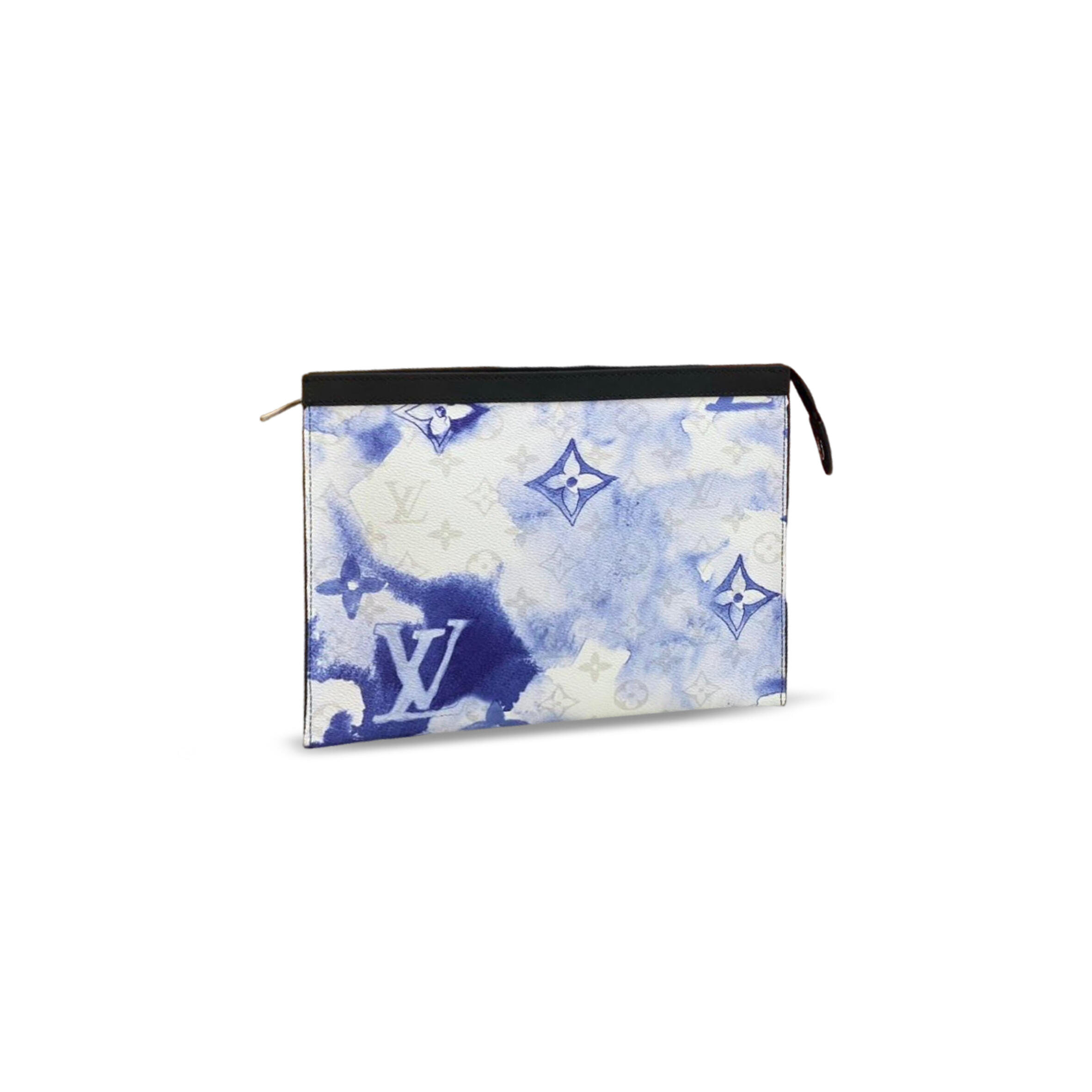 LOUIS VUITTON MASTER MONOGRAM WATERCOLOR POCHETTE VOYAGE MM M80460 (26*20*5cm)